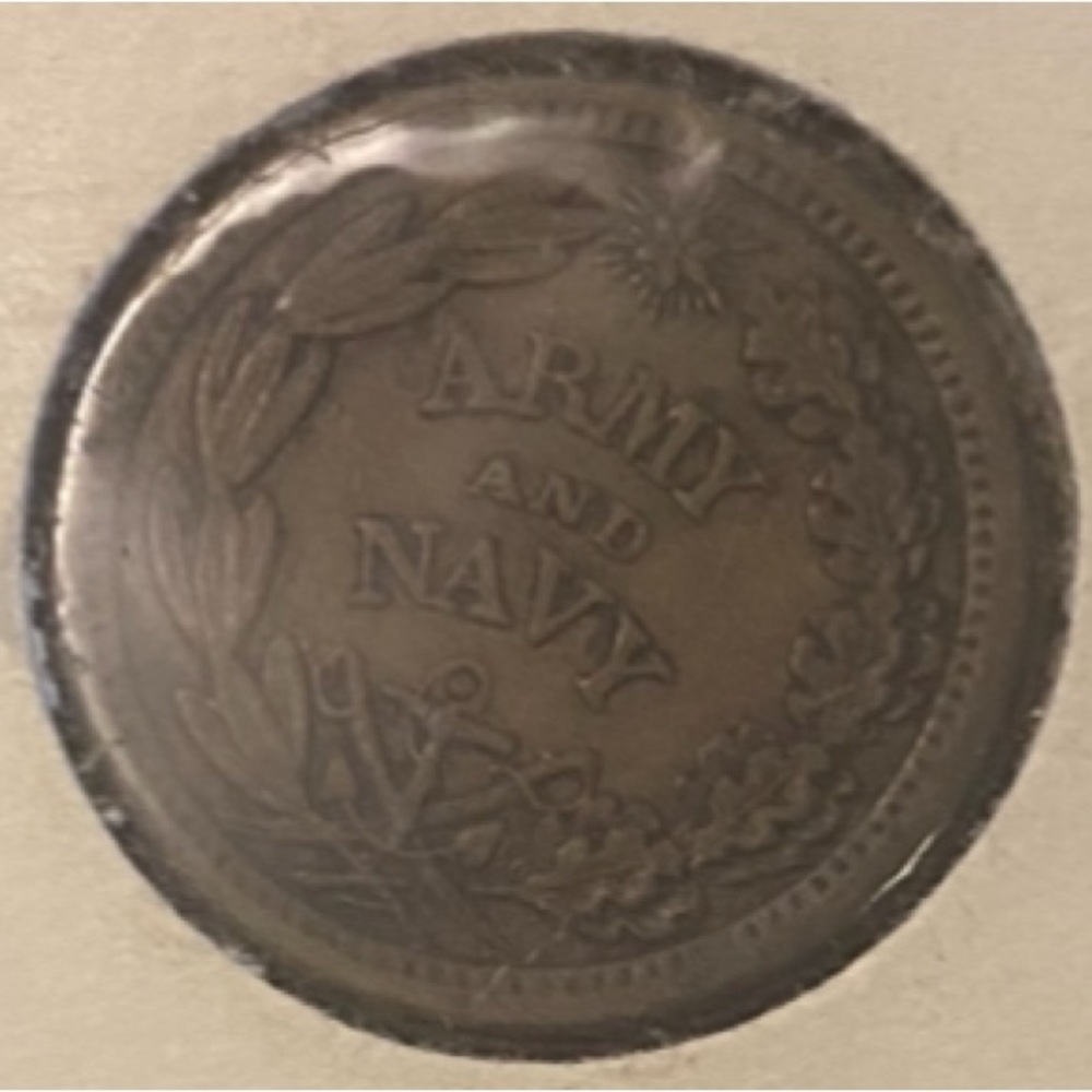 C. 1861-1863 Union Civil War Army & Navy Token - Picture 3 of 6
